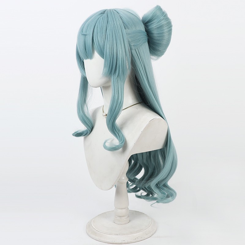 Genshin Impact Yumemizuki Mizuki Blue Cosplay Wig