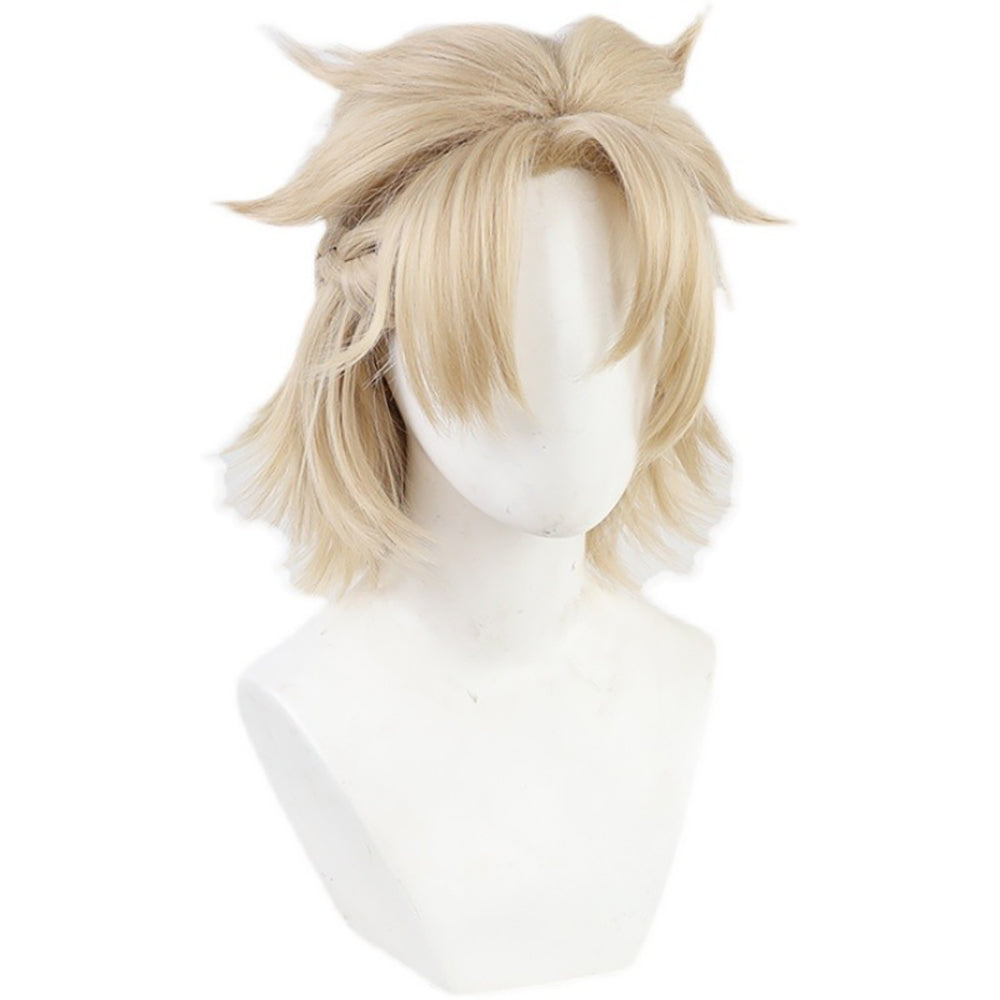 Genshin Impact Albedo Golden Cosplay Wig-Cosplay Instrumentality Project