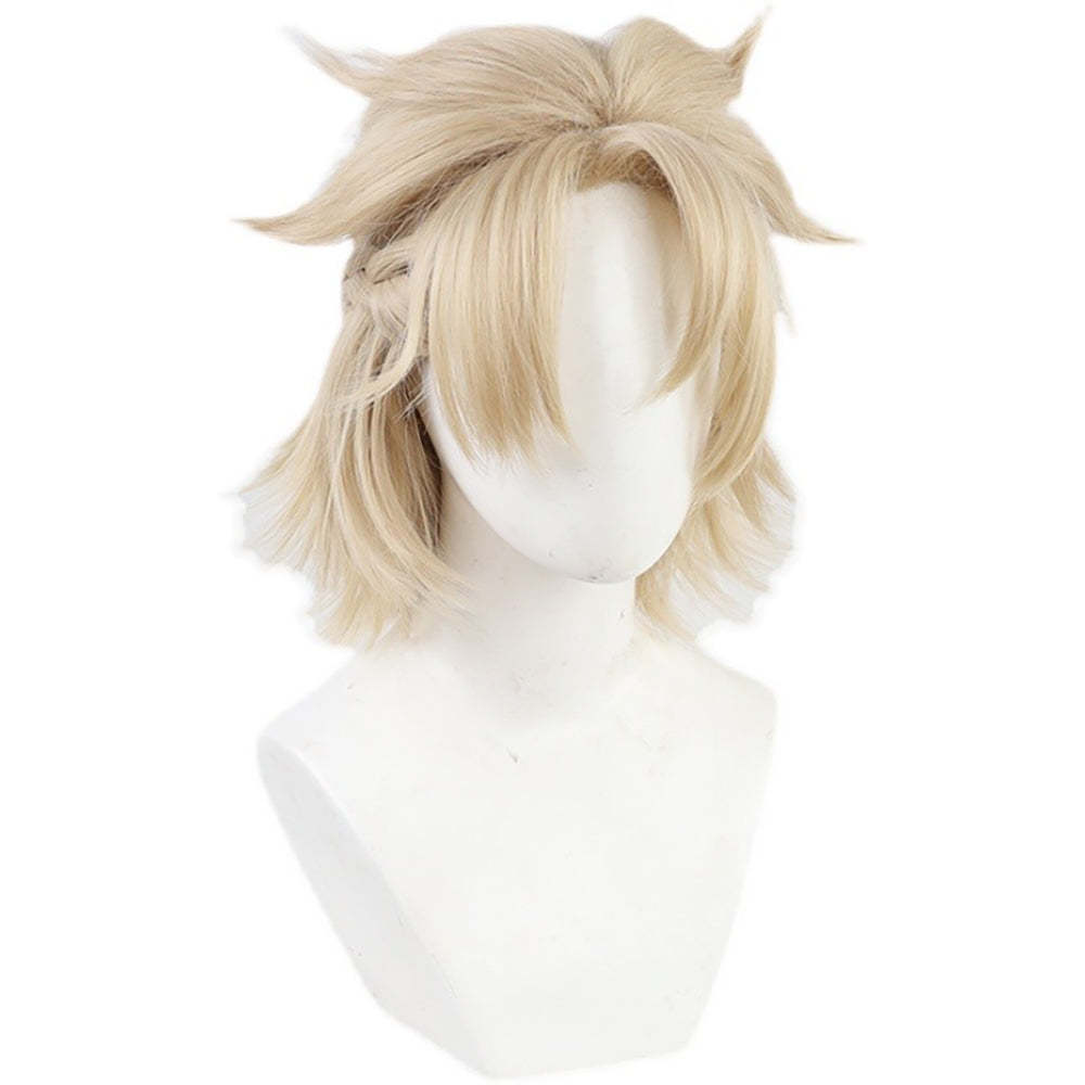 Genshin Impact Albedo Golden Cosplay Wig-Cosplay Instrumentality Project