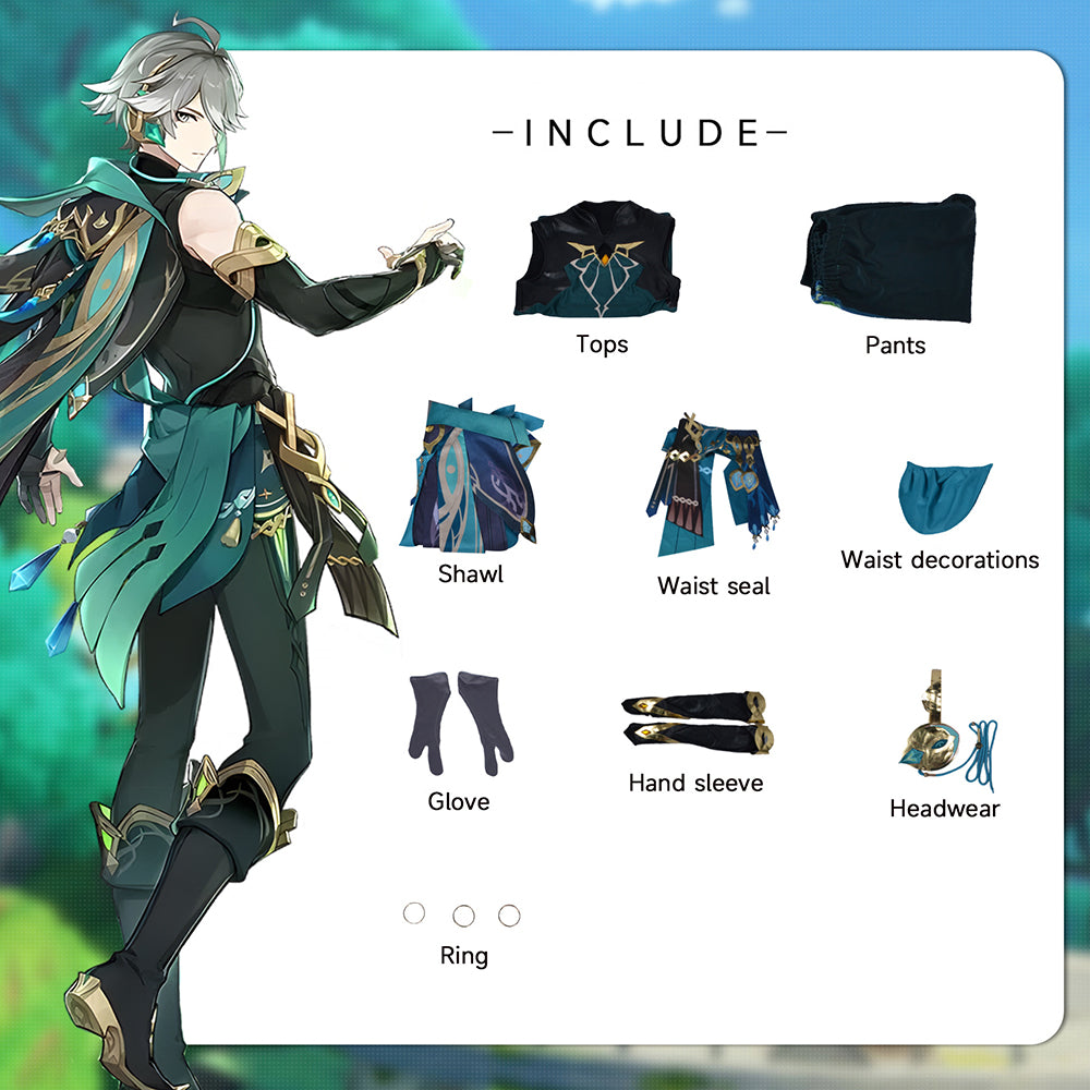 Genshin Impact Alhaitham Cosplay Costume-Cosplay Instrumentality Project