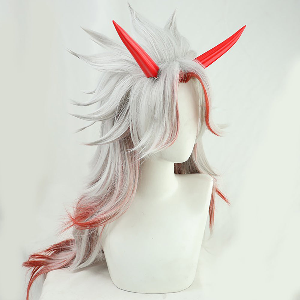 Genshin Impact Arataki Itto Silver Cosplay Wig