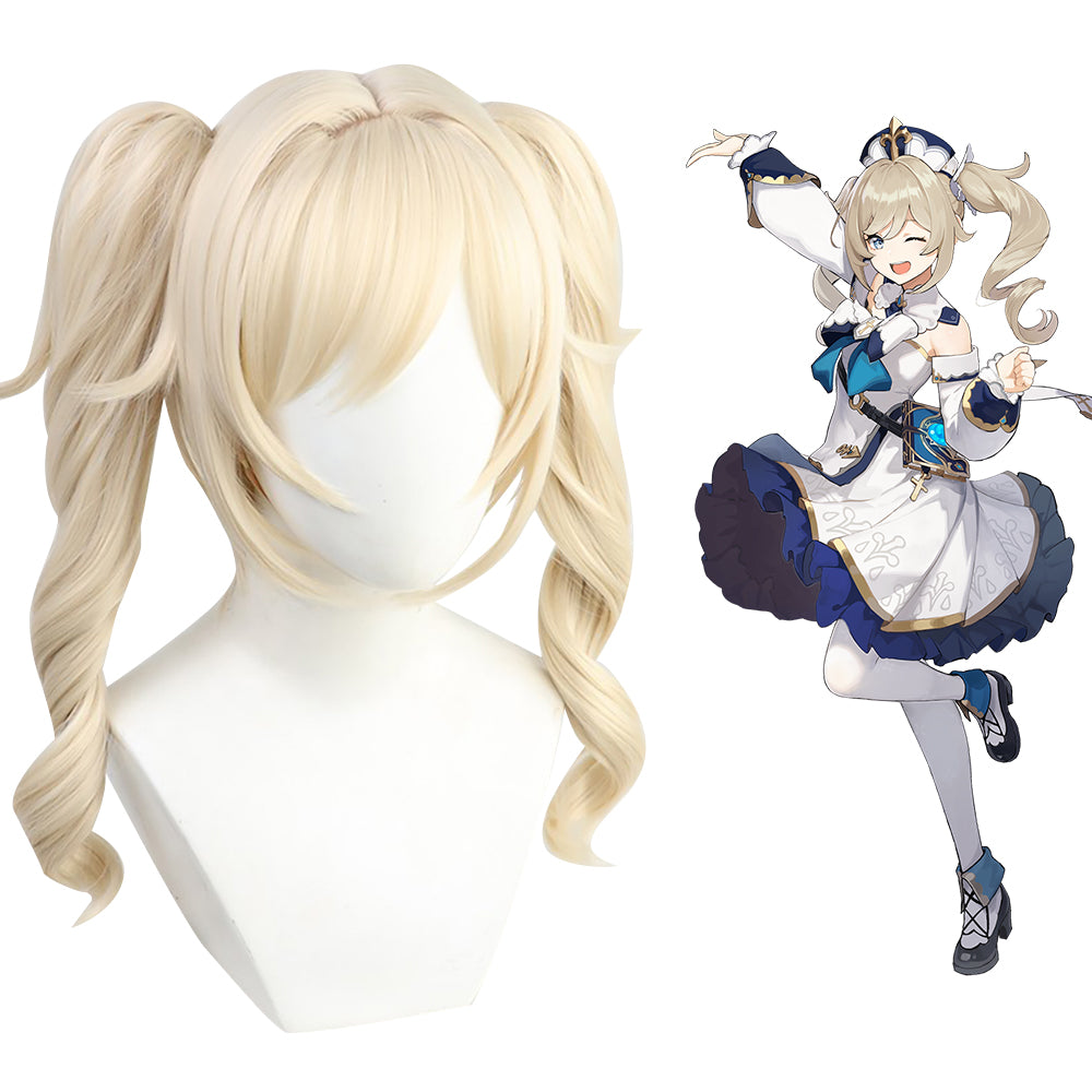 Genshin Impact Barbara Flaxen Cosplay Wig-Cosplay Instrumentality Project