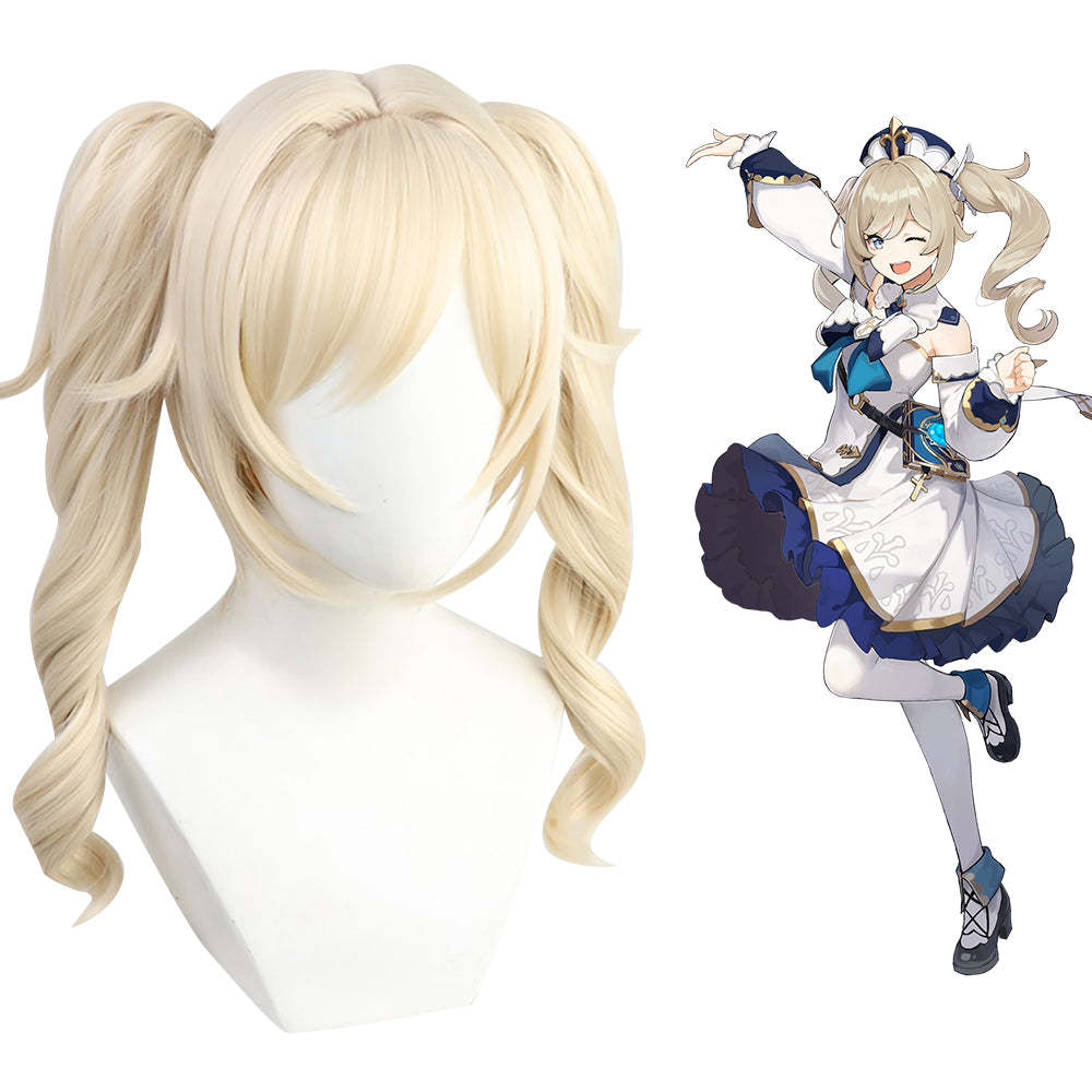 Genshin Impact Barbara Flaxen Cosplay Wig-Cosplay Instrumentality Project