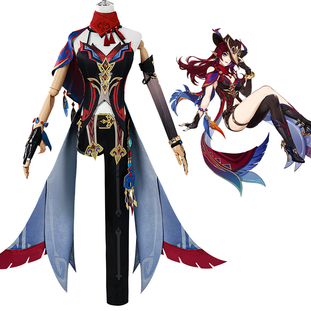 Genshin Impact Chasca Cosplay Costume-Cosplay Instrumentality Project