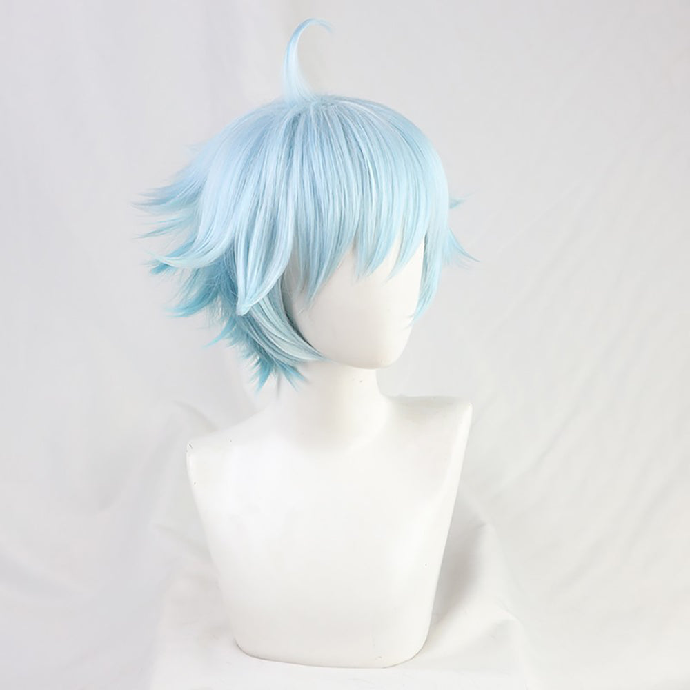 Genshin Impact Chongyun Blue Cosplay Wig-Cosplay Instrumentality Project