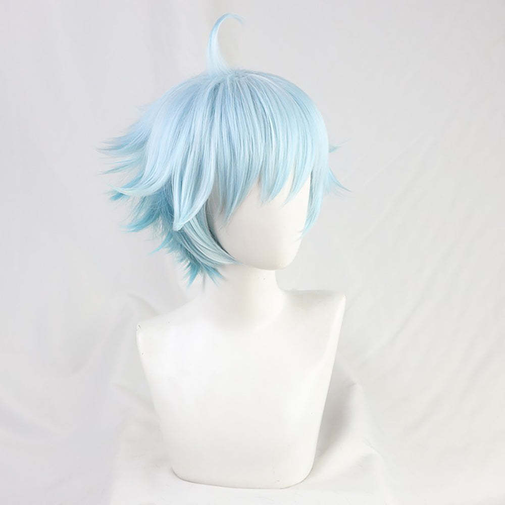 Genshin Impact Chongyun Blue Cosplay Wig-Cosplay Instrumentality Project