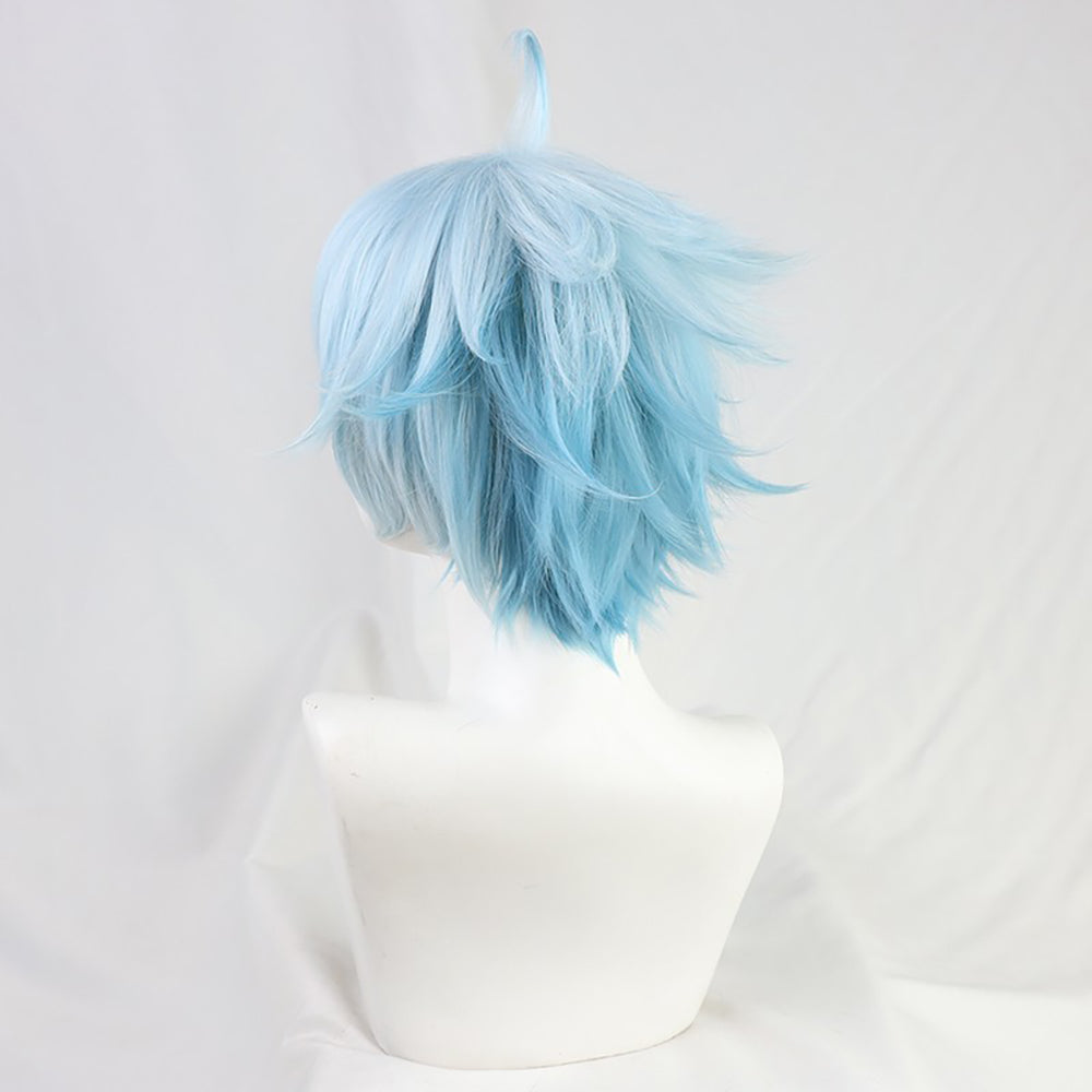 Genshin Impact Chongyun Blue Cosplay Wig-Cosplay Instrumentality Project