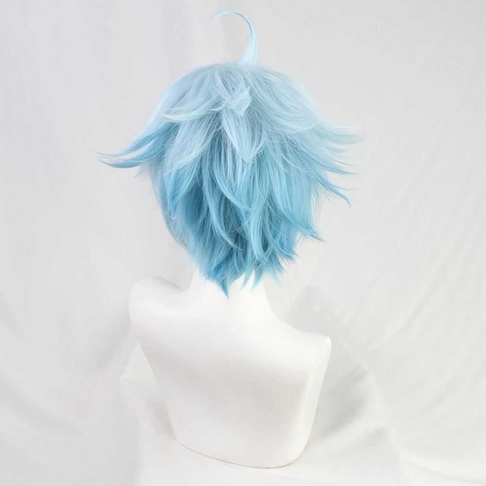 Genshin Impact Chongyun Blue Cosplay Wig-Cosplay Instrumentality Project