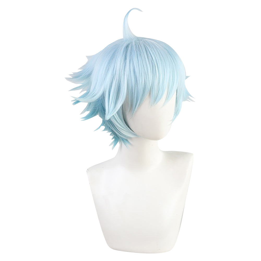 Genshin Impact Chongyun Blue Cosplay Wig-Cosplay Instrumentality Project