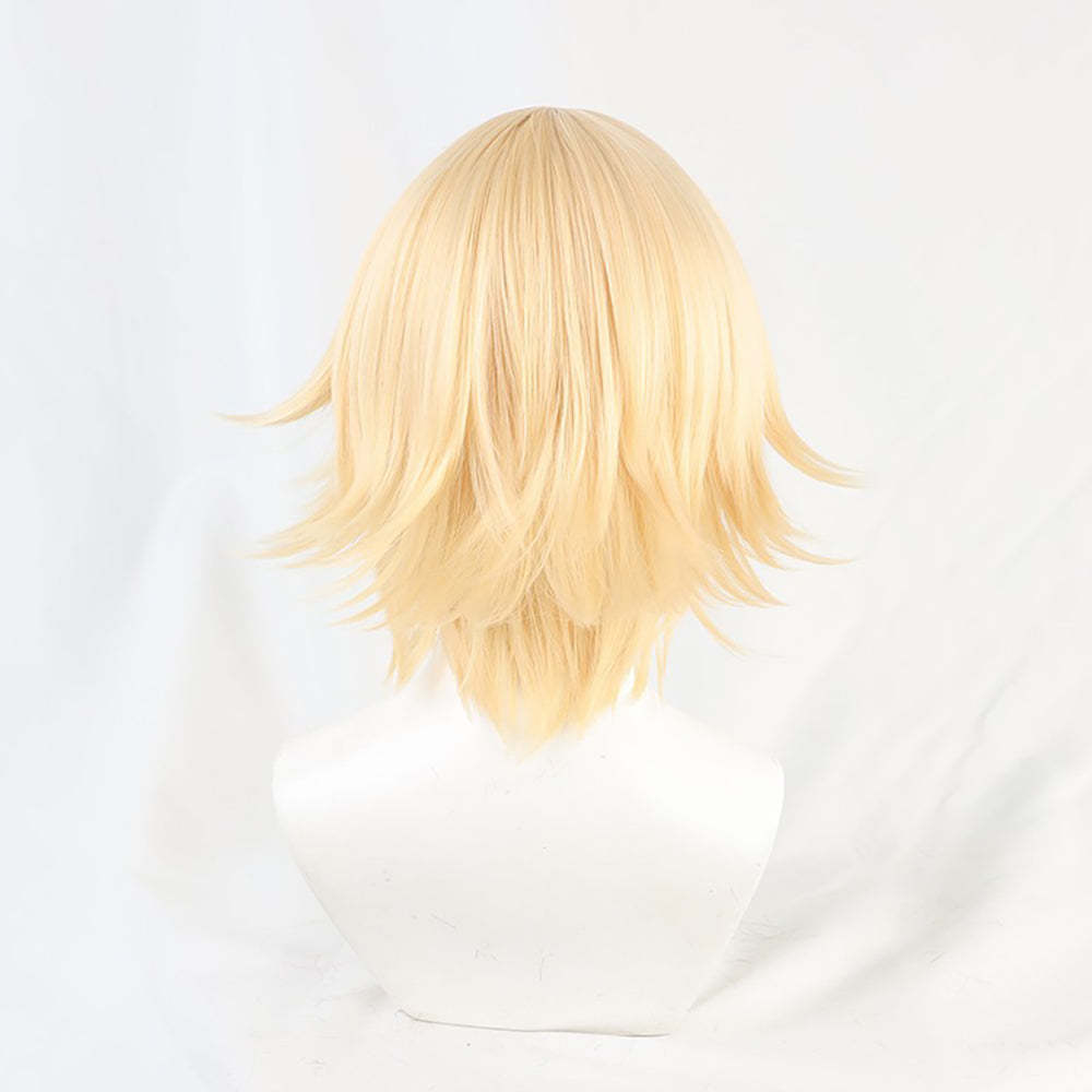 Genshin Impact Dainsleif Golden Cosplay Wig
