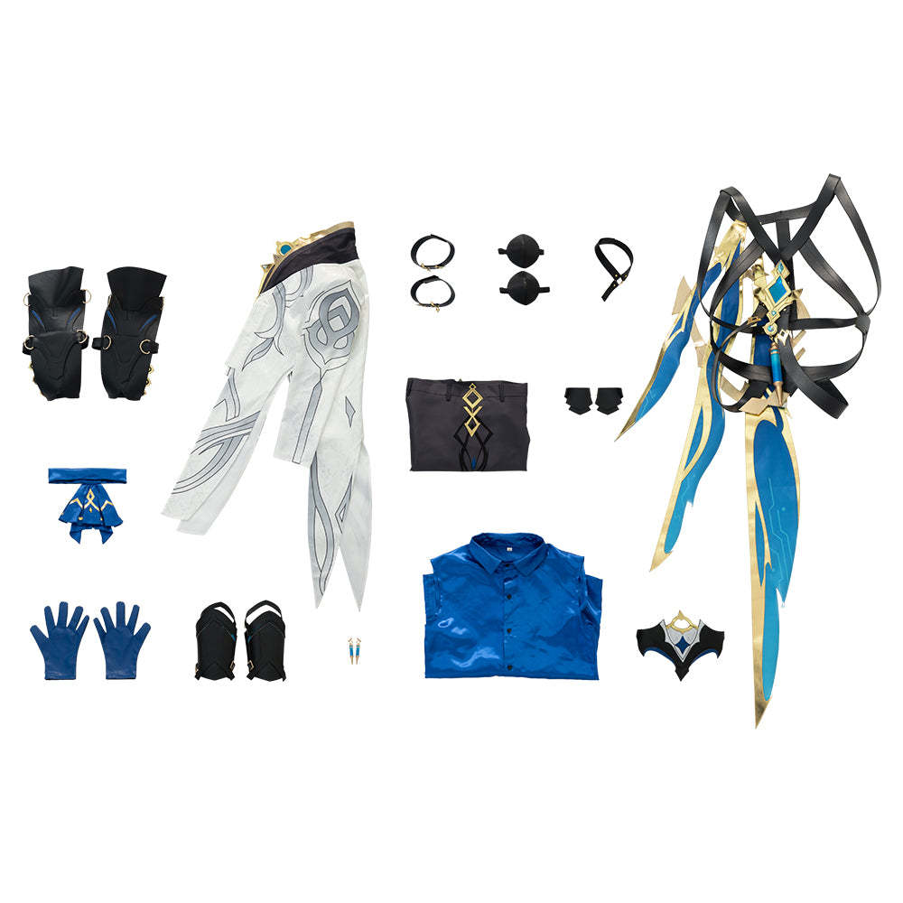Genshin Impact Lord Il Dottore The Doctor and the Second of the Eleven Fatui Harbingers Cosplay Costume-Cosplay Instrumentality Project