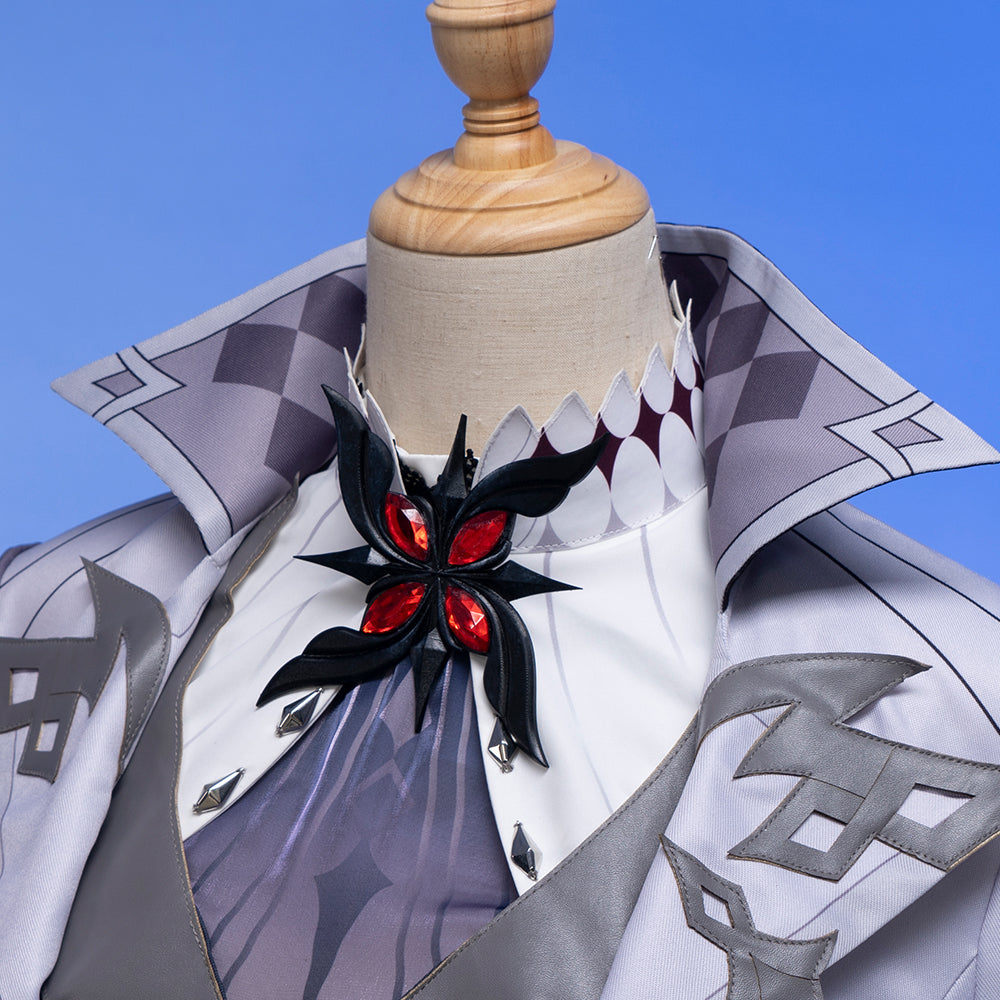 Genshin Impact Fatui Arlecchino Servant Cosplay Costume