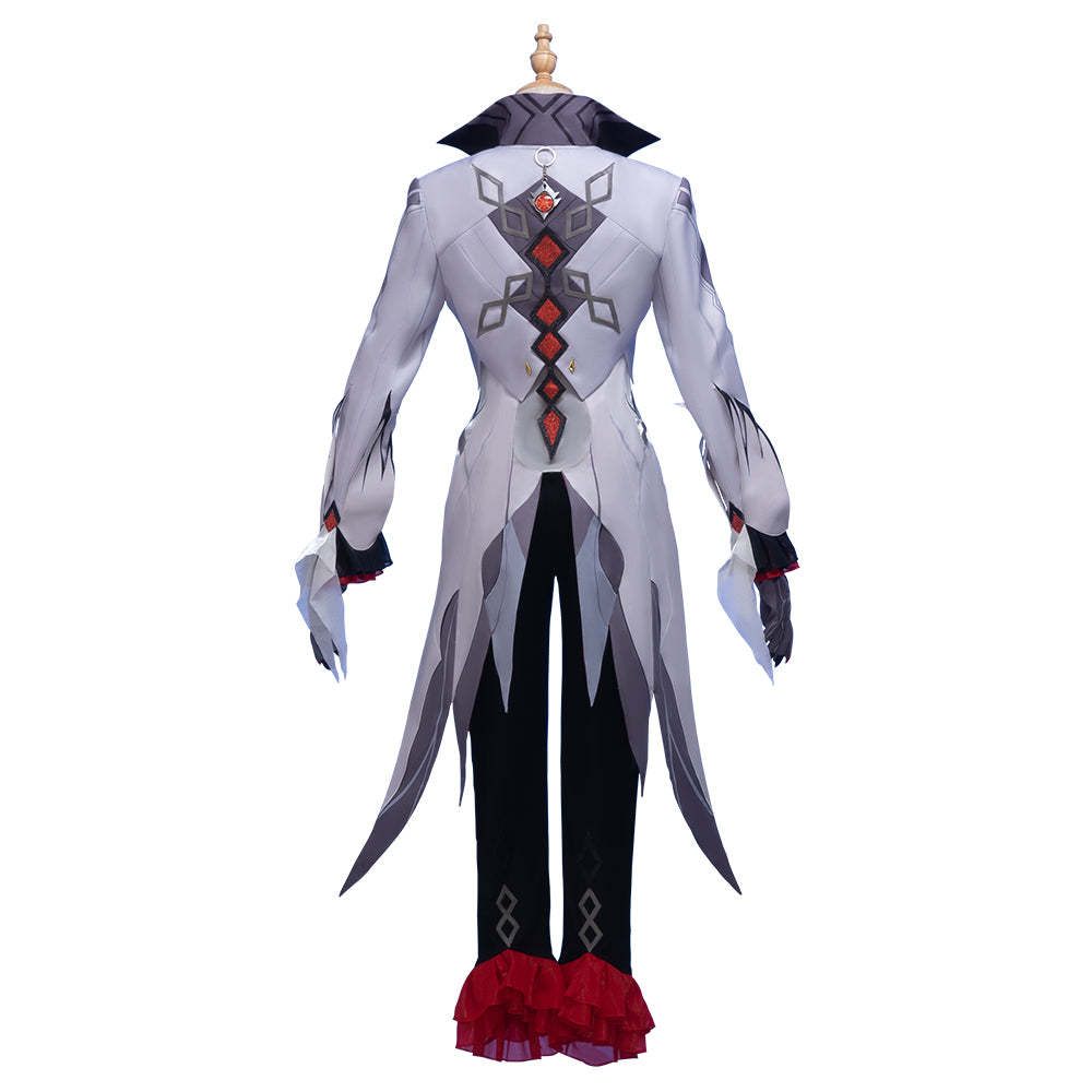 Genshin Impact Fatui Arlecchino Servant Cosplay Costume