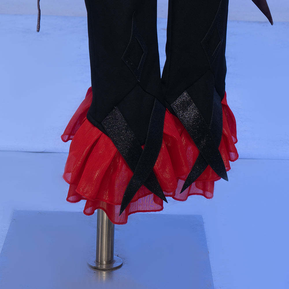 Genshin Impact Fatui Arlecchino Servant Cosplay Costume