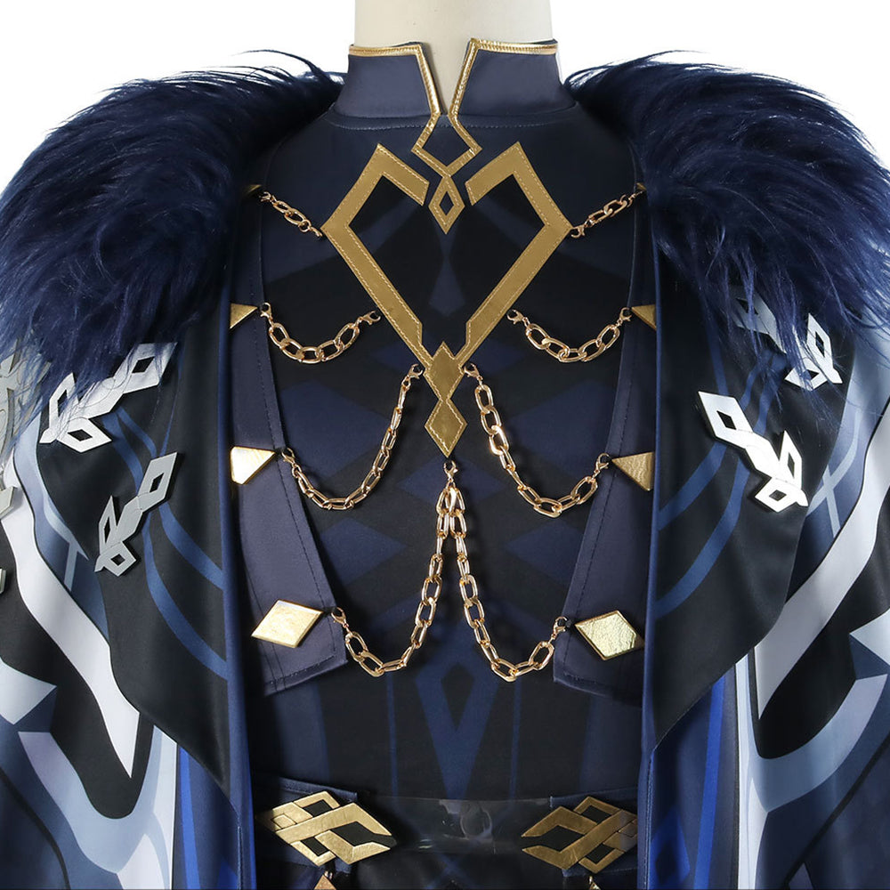 Genshin Impact Fatui The Captain Il Capitano Cosplay Costume