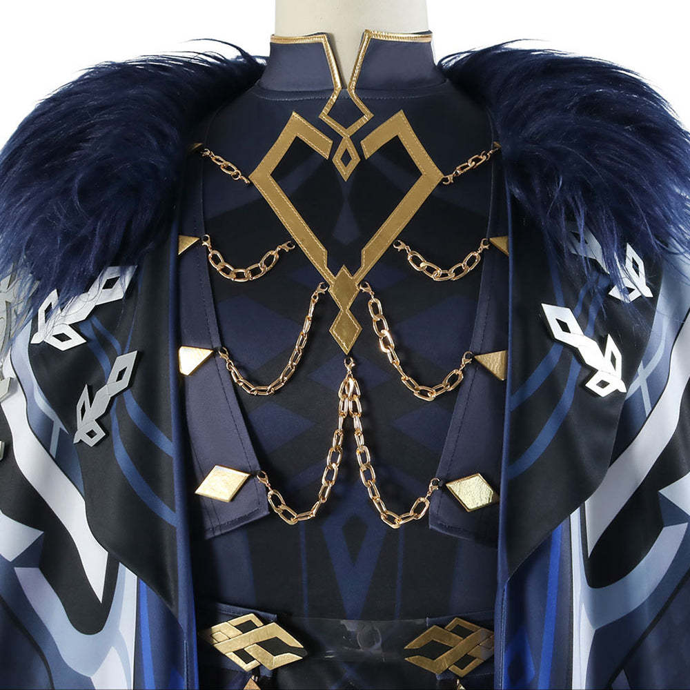 Genshin Impact Fatui The Captain Il Capitano Cosplay Costume