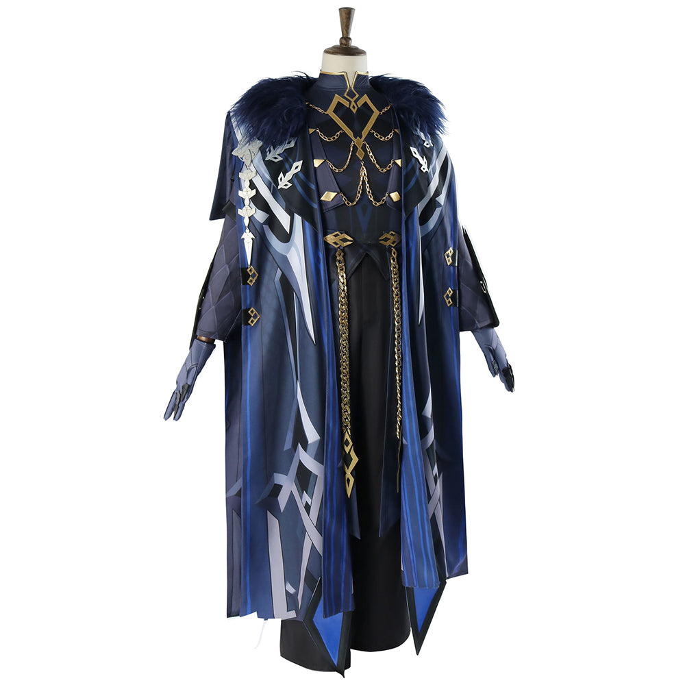 Genshin Impact Fatui The Captain Il Capitano Cosplay Costume