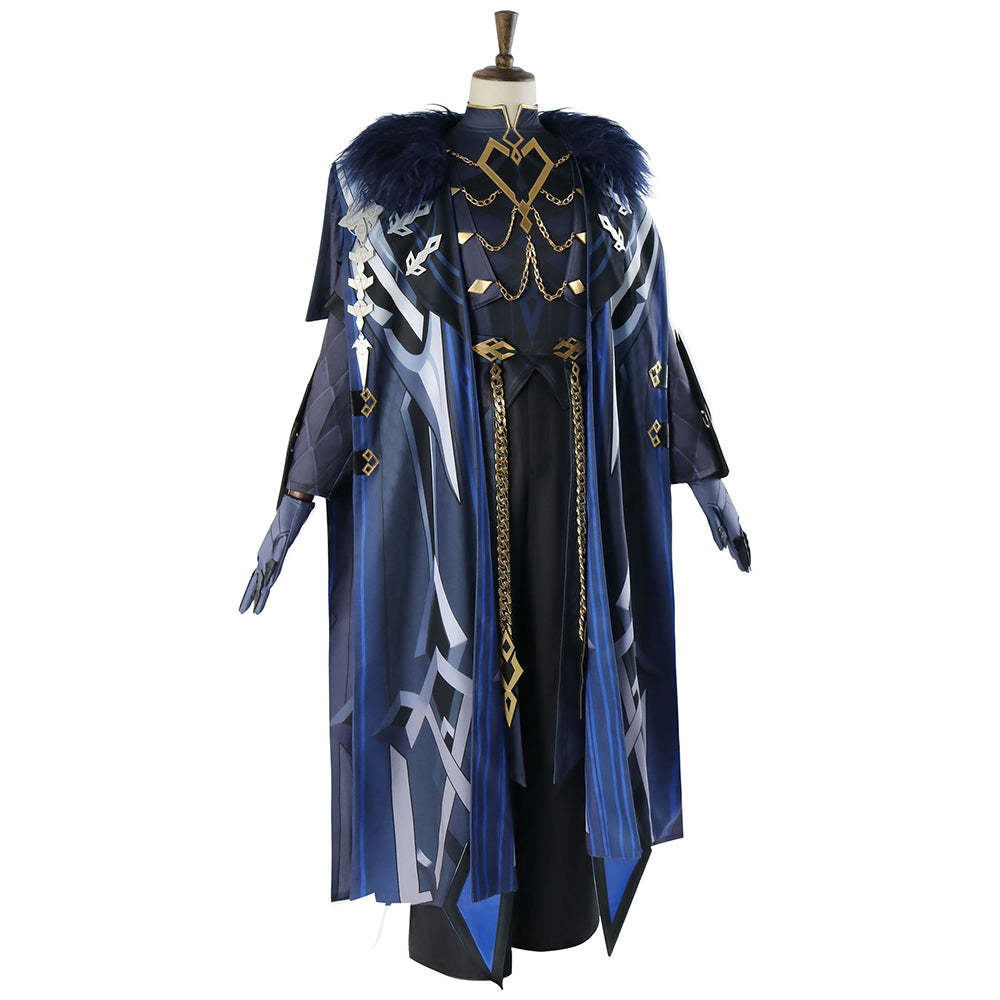 Genshin Impact Fatui The Captain Il Capitano Cosplay Costume