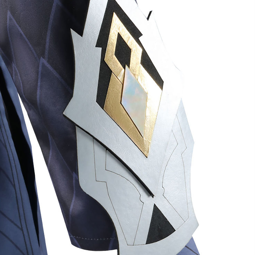 Genshin Impact Fatui The Captain Il Capitano Cosplay Costume