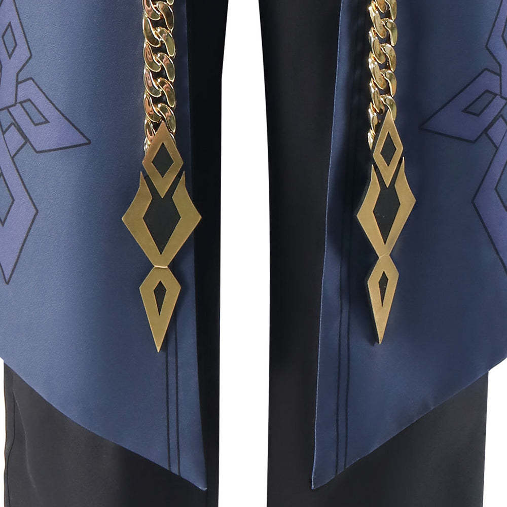 Genshin Impact Fatui The Captain Il Capitano Cosplay Costume