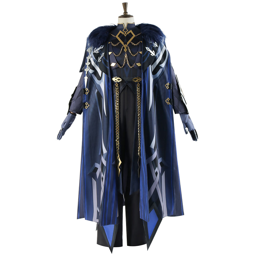 Genshin Impact Fatui The Captain Il Capitano Cosplay Costume