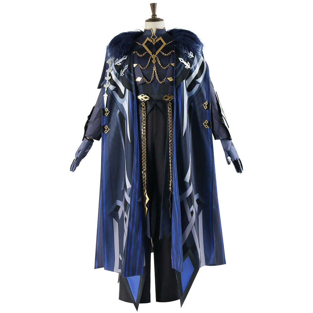Genshin Impact Fatui The Captain Il Capitano Cosplay Costume