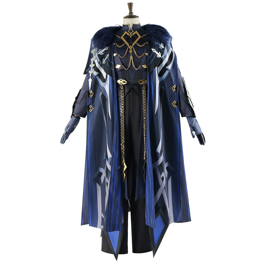 Genshin Impact Fatui The Captain Il Capitano Cosplay Costume