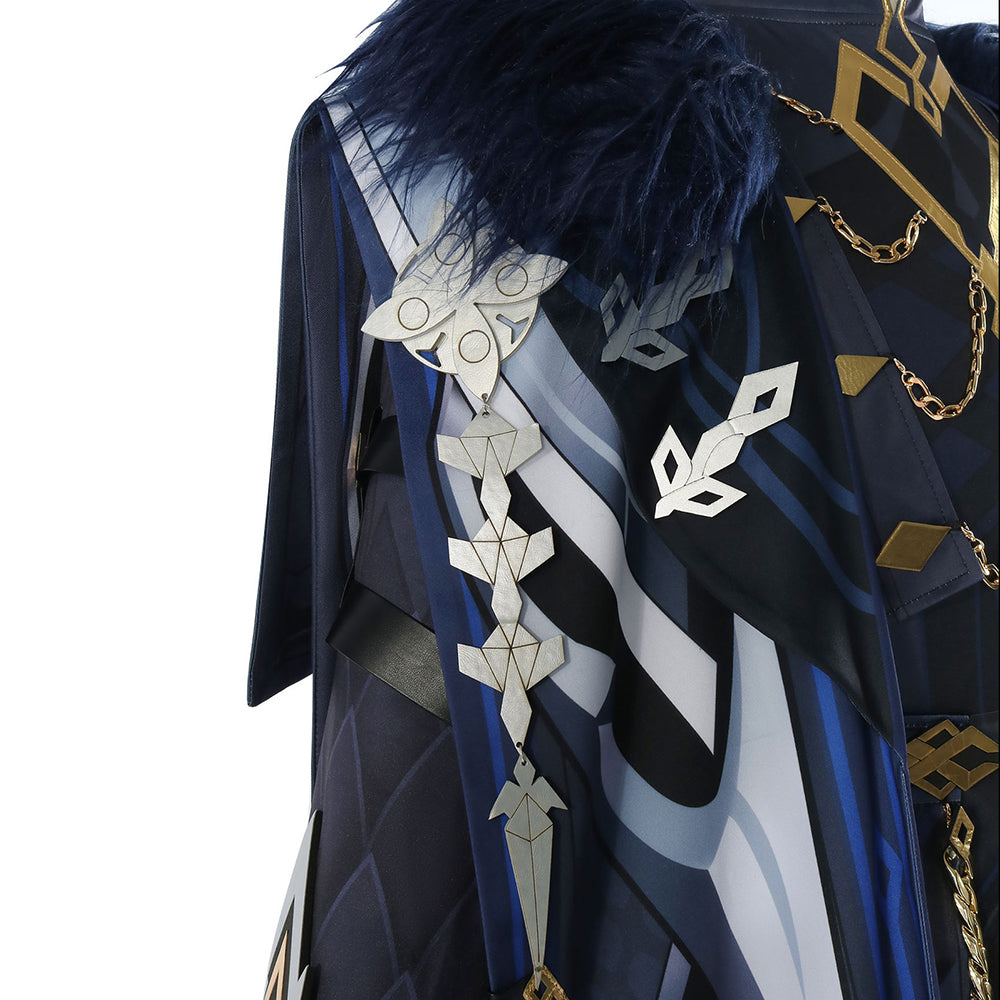 Genshin Impact Fatui The Captain Il Capitano Cosplay Costume