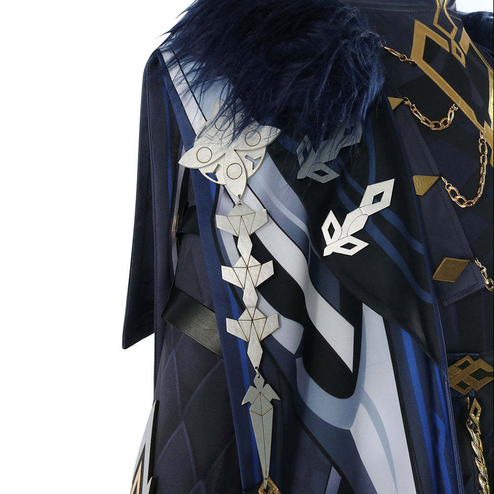 Genshin Impact Fatui The Captain Il Capitano Cosplay Costume