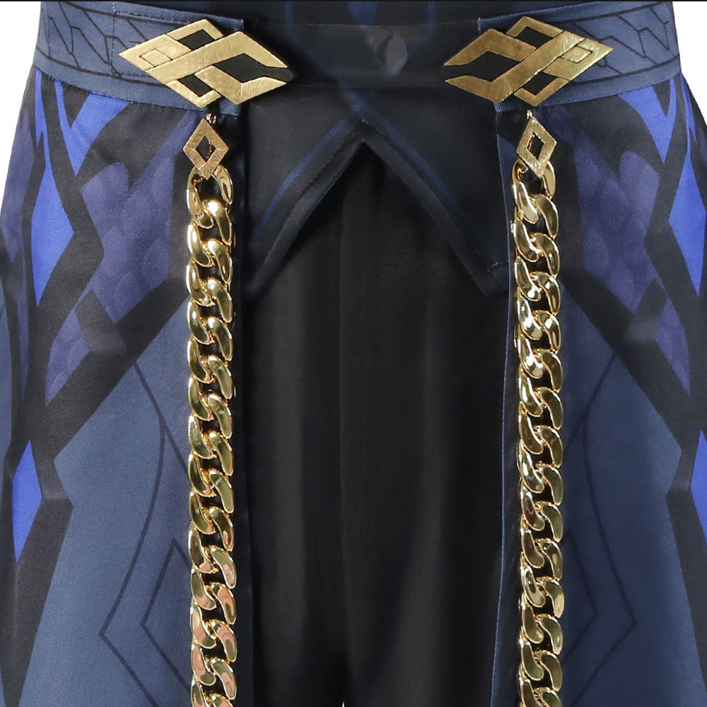 Genshin Impact Fatui The Captain Il Capitano Cosplay Costume