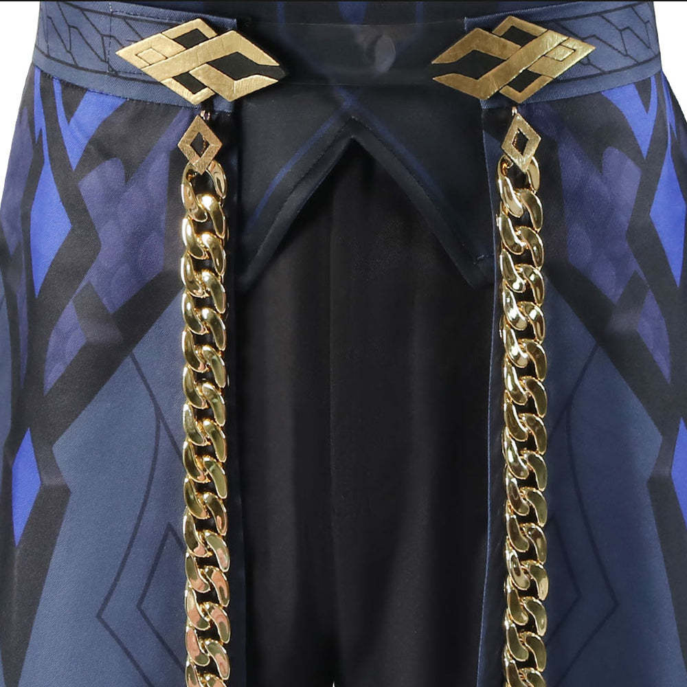 Genshin Impact Fatui The Captain Il Capitano Cosplay Costume