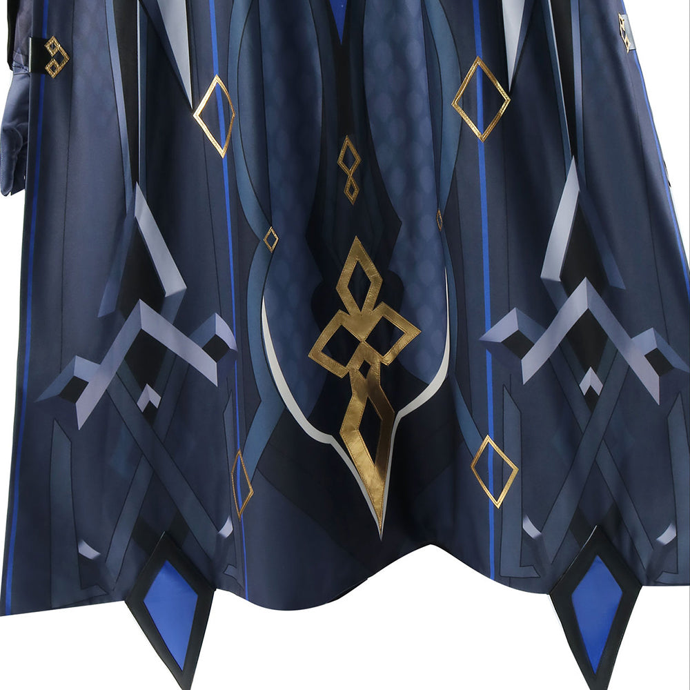 Genshin Impact Fatui The Captain Il Capitano Cosplay Costume