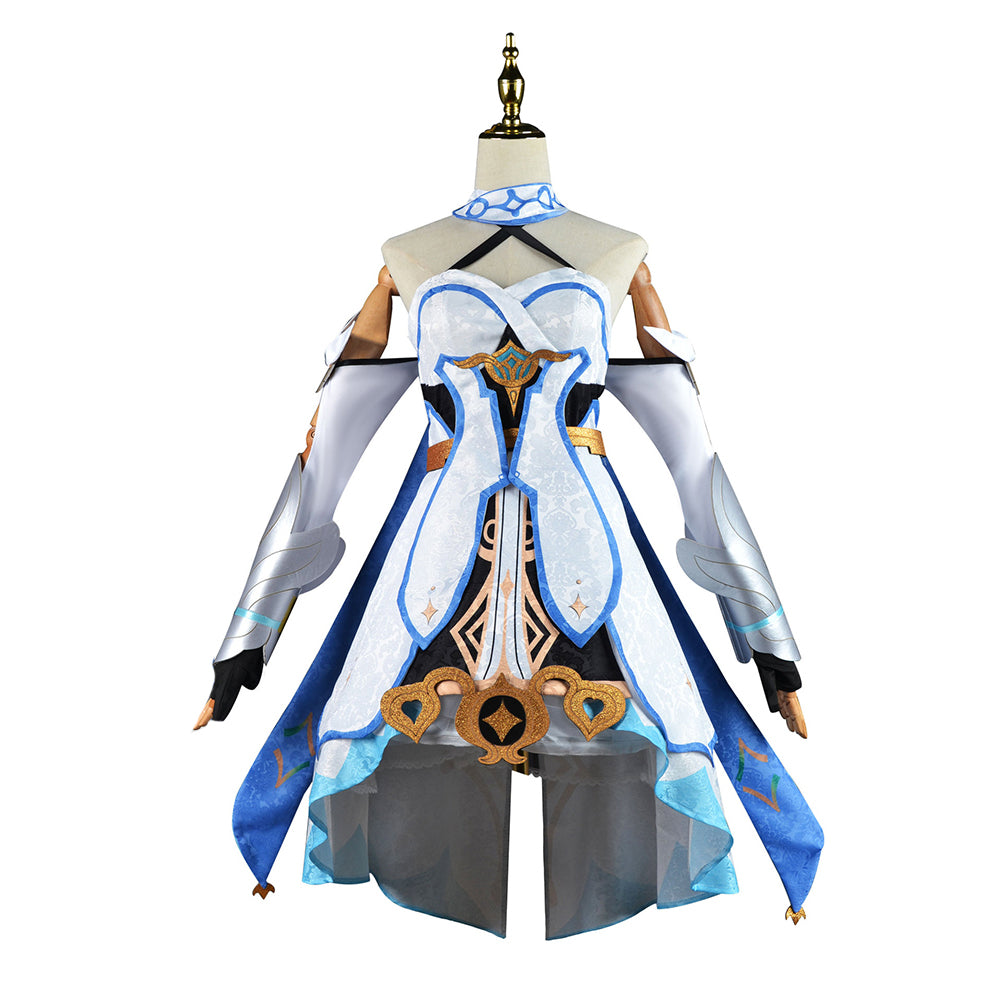 Genshin Impact Female Traveler Lumine Cosplay Costume-Cosplay Instrumentality Project