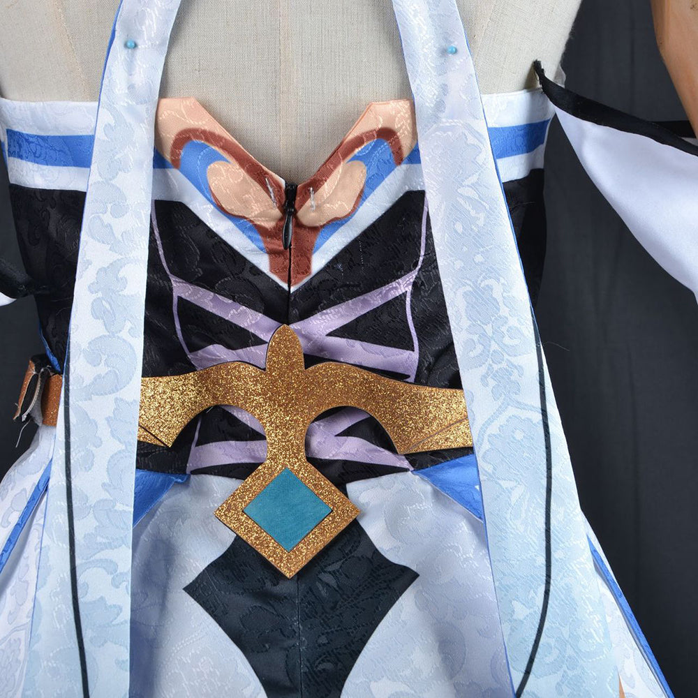 Genshin Impact Female Traveler Lumine Cosplay Costume-Cosplay Instrumentality Project