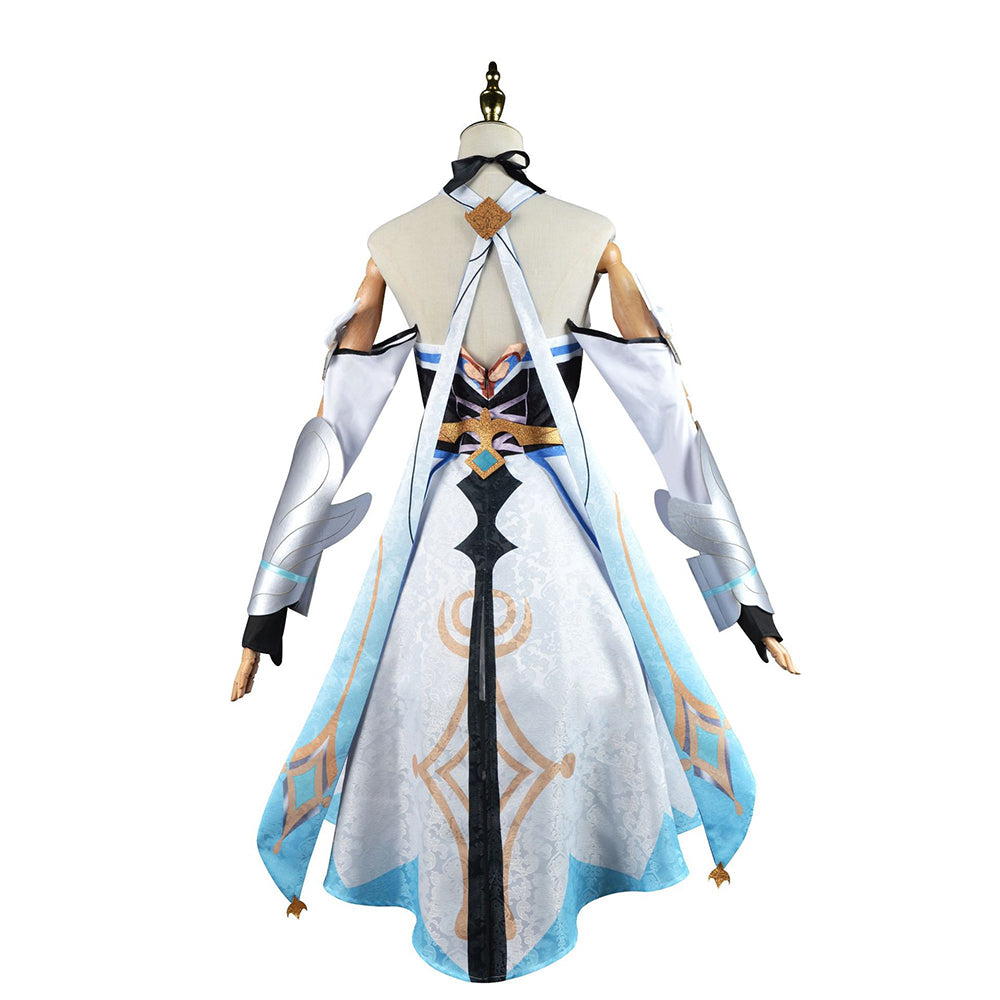 Genshin Impact Female Traveler Lumine Cosplay Costume-Cosplay Instrumentality Project