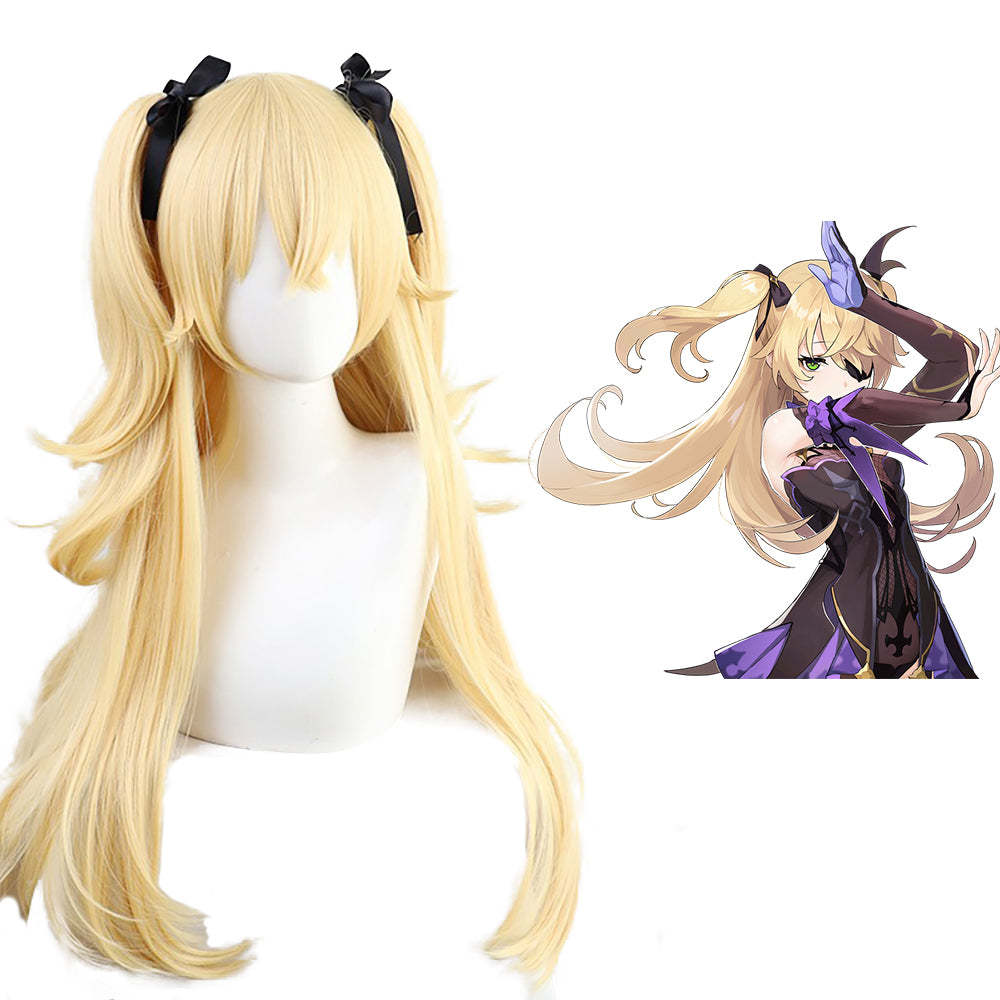Genshin Impact Fischl Golden Cosplay Wig-Cosplay Instrumentality Project
