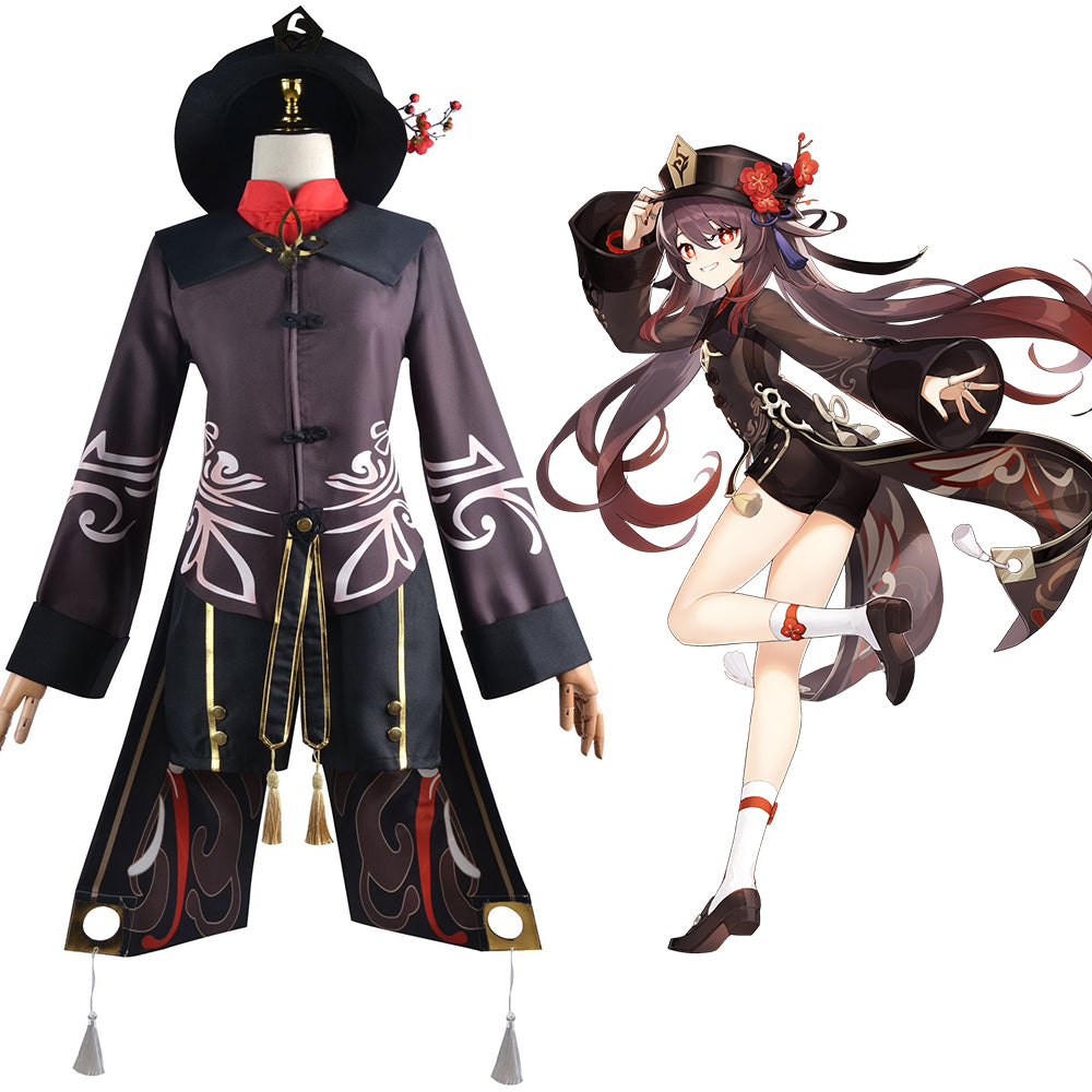Genshin Impact Hu Tao Cosplay Costume