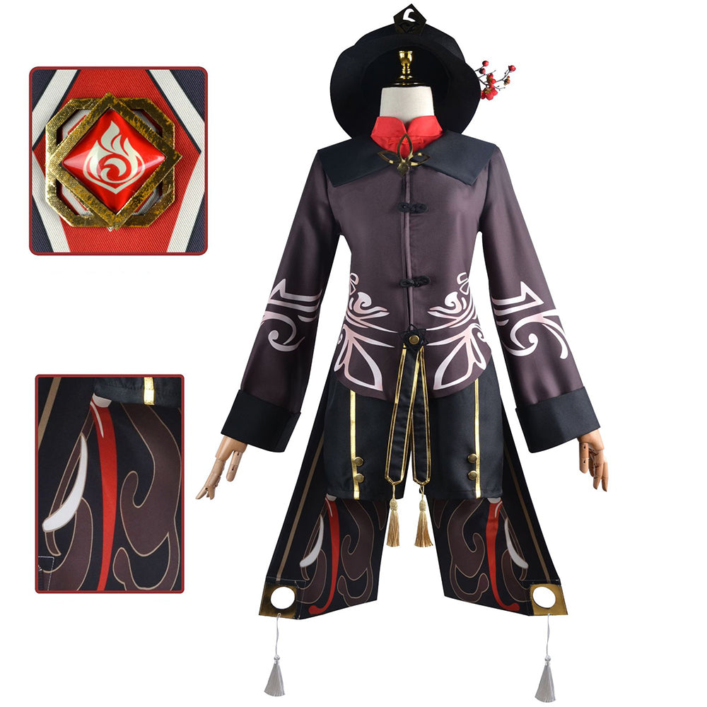 Genshin Impact Hu Tao Cosplay Costume