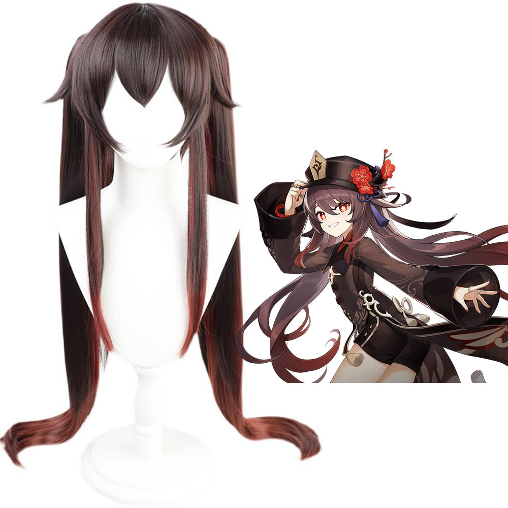 Genshin Impact Hu Tao Brown Cosplay Wig-Cosplay Instrumentality Project