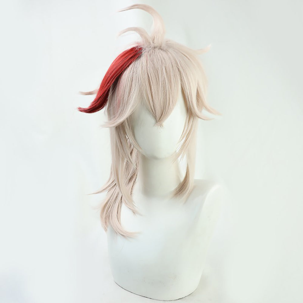 Genshin Impact Kaedehara Kazuha Silver Cosplay Wig-Cosplay Instrumentality Project
