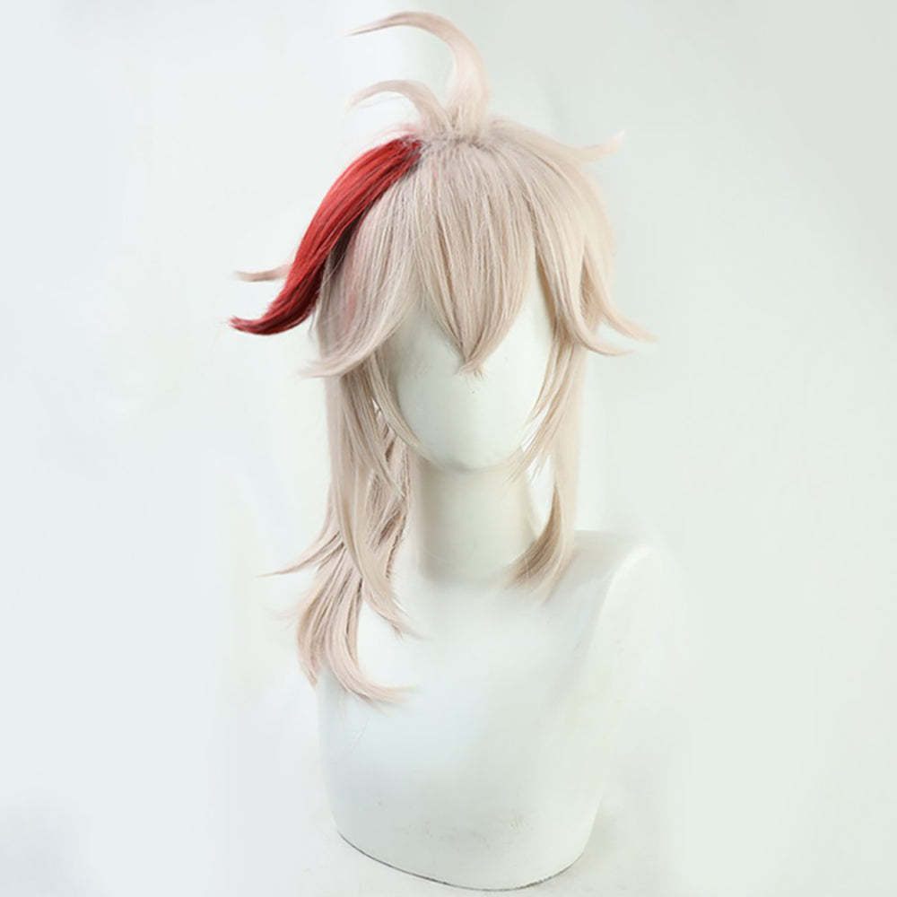 Genshin Impact Kaedehara Kazuha Silver Cosplay Wig-Cosplay Instrumentality Project
