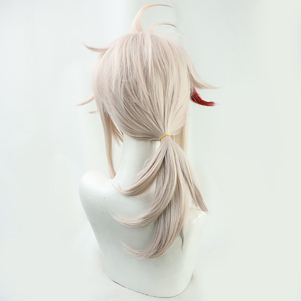 Genshin Impact Kaedehara Kazuha Silver Cosplay Wig-Cosplay Instrumentality Project