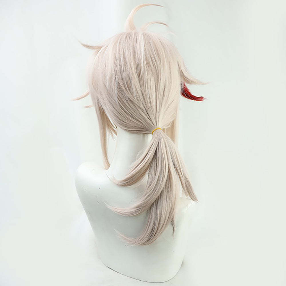 Genshin Impact Kaedehara Kazuha Silver Cosplay Wig-Cosplay Instrumentality Project