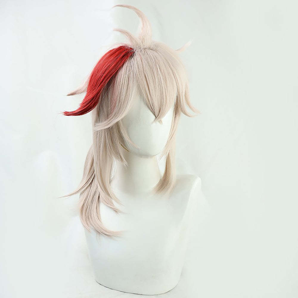 Genshin Impact Kaedehara Kazuha Silver Cosplay Wig-Cosplay Instrumentality Project
