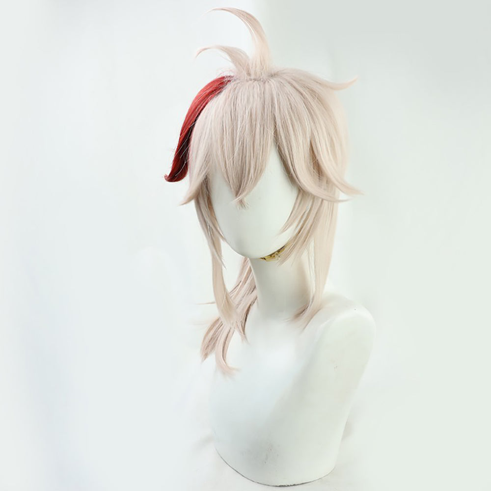 Genshin Impact Kaedehara Kazuha Silver Cosplay Wig-Cosplay Instrumentality Project