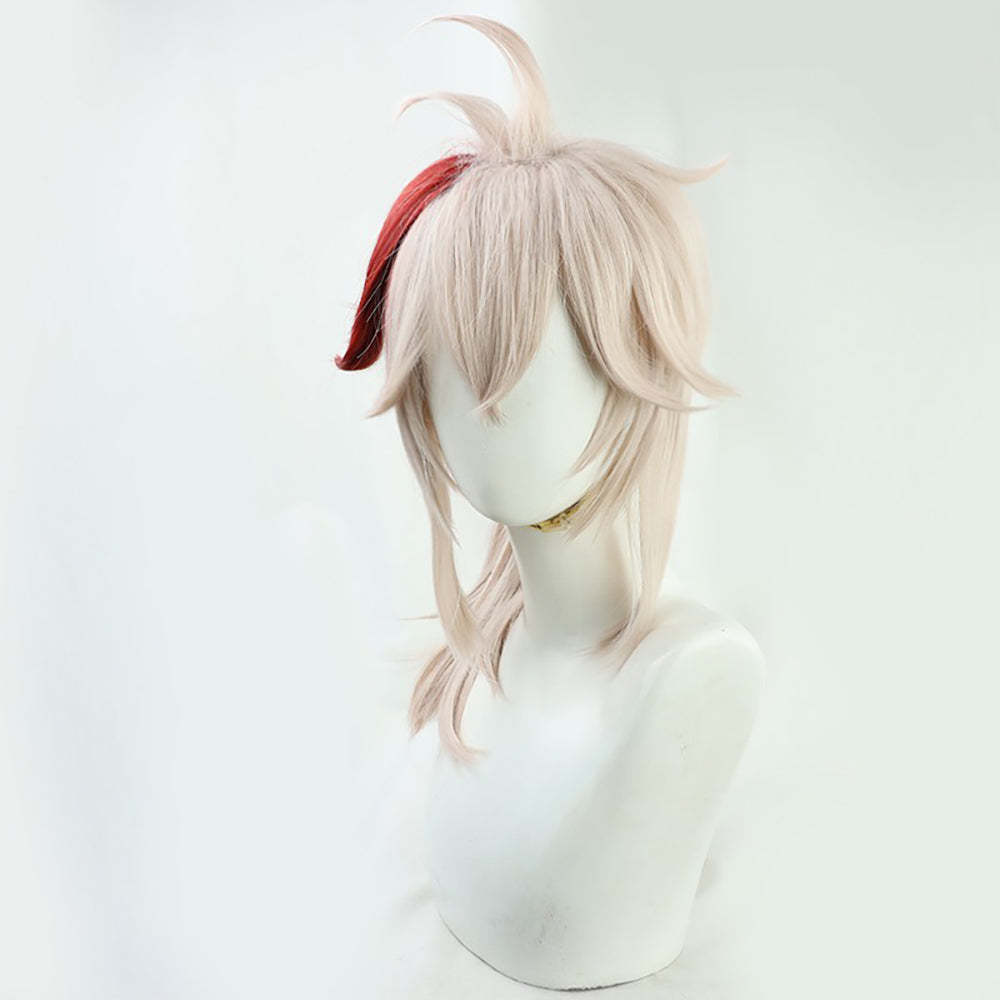 Genshin Impact Kaedehara Kazuha Silver Cosplay Wig-Cosplay Instrumentality Project