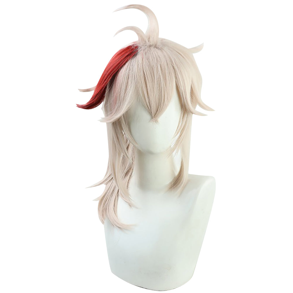 Genshin Impact Kaedehara Kazuha Silver Cosplay Wig-Cosplay Instrumentality Project