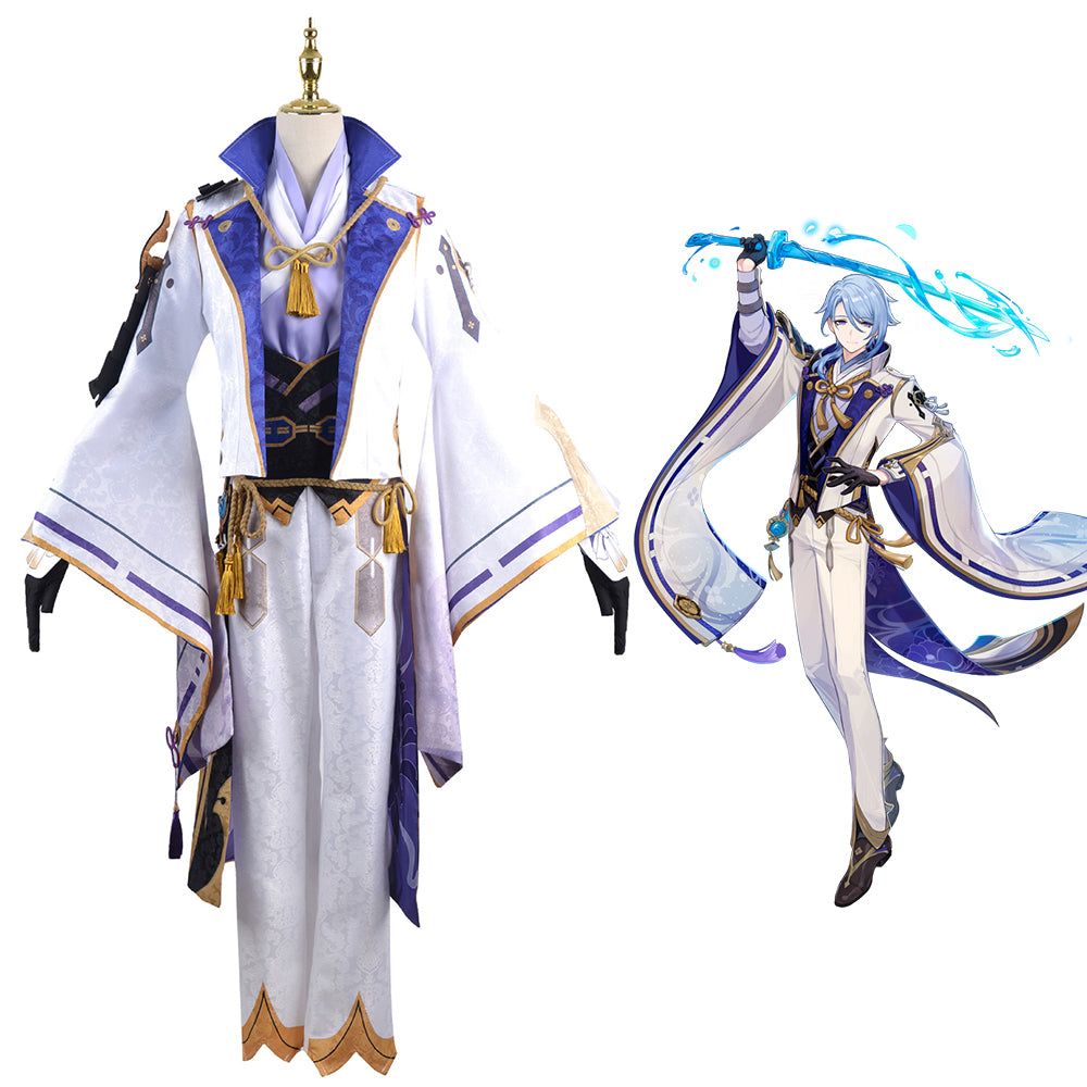 Genshin Impact Kamisato Ayato Cosplay Costume
