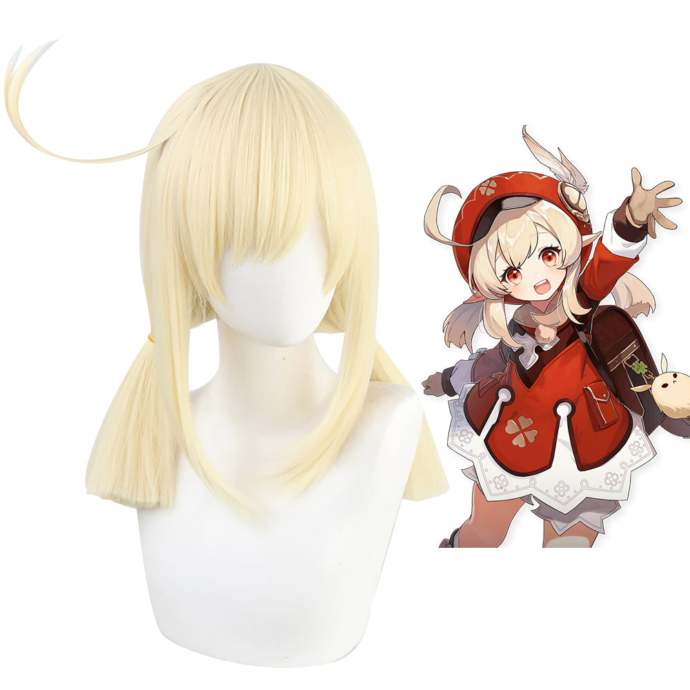 Genshin Impact Klee Golden Cosplay Wig