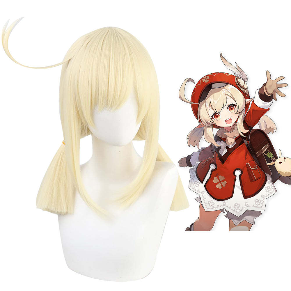Genshin Impact Klee Golden Cosplay Wig